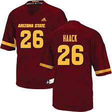 Men 26 Matt Haack Arizona State Sun Devils College Football Jerseys Sale Maroon Arizona State Arizona Jersey