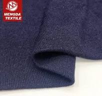 Buy 99% Cotton 1% Spandex Denim 1*1 Rib Fabric Indigo Dyed ...