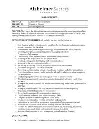 What is a finance assistant? Job Description Job Title Administrative Assistant Reports