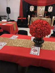 Red Black And Gold Baby Shower Ideas Princess Baby Shower Party Ideas Photo 2 Of 12 Red Baby Shower Baby Shower Princess Baby Shower Parties