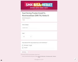 1 transfer satu konsep ke konsep lainnya. Soal Daring Pts Pas Produk Kreatif Kewirausahaan Smk Kelas Xi Kurikulum 2013 Revisi