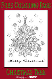However, where did this traditio. Free Christmas Tree Coloring Page
