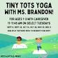 Tiny Tots Yoga with Ms. Brandon event image