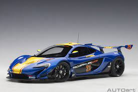 Lenovo thinkpad p1 gen 2 20qt0016us 15.6 mobile workstation. Mclaren P1 Gtr Blue Metallic With Yellow Stripes 23 Autoart