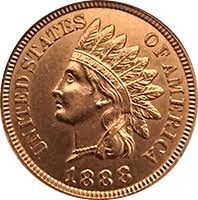 1888 Indian Head Penny Value Cointrackers