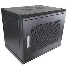50 high x 26 wide x 15 deep internal dimensions: 9u Wall Mount Cabinet With Mesh Front Door Pi Manufacturing