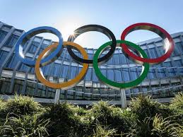 The colored version of the rings—blue, yellow, black, green, and red—over a white field forms the olympic flag. Olympic Games Original Drawing Of Olympic Rings By Founder Fetches Over 216k At Cannes Auction The Economic Times