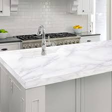 Browse photos of kitchen designs. Aroic 16 X 135 Marble Self Adhesive Wallpaper Granite Gray White Roll For Kitchen Countertop Cabinet Furniture Is Renovated Thick Waterproof Pvc Amazon Com
