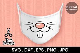 Download 6 Animal Faces Cut Files For Face Mask Graphic By Toon Forest Creative Fabrica PSD Mockup Templates