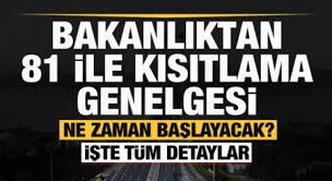 Bu yasaklarla ilgili genel hatları ve açıklamaları yer alan i̇çişleri bakanlığı genelgesinin yayımlandı. Icisleri Bakanligi Ndan Yeni Koronavirus Genelgesi