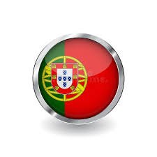 Bandeira de portugal) is a rectangular bicolour with a field divided into green on the hoist, and red on the fly. Flag Portugalii Knopki S Ramkoj Metalla I Tenyu Znachok Vektora Flaga Portugalii Znachok S Losnistym Vliyaniem I Metallicheskaya Gra Illyustraciya Vektora Illyustracii Naschityvayushej Chernyj Amerikanskaya 122299975