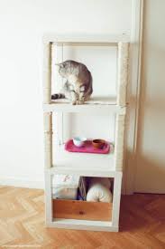 Diy cat perch | step by step tutorial. 15 Diy Cat Trees How To Build A Cat Tower