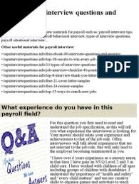 1 ) what form is used to obtain a social security number? Top 10 Payroll Interview Questions And Answers Pdf Interview Job Interview