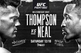 Ufc fight night 184 preview and predictions. Ufc Fight Night 183 Thompson Vs Neal Betting Preview