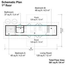 40ft Shipping Container House Floor Plans With 2 Bedrooms Shipping Container House Plans Container House Plans 40ft Shipping Container