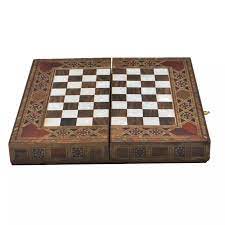 Chess board games for sale. Vintage Game Set Handmade Motif Natural Solid Wooden Backgammon Chess Board Checkers Sets For Kids And Adults Mini Size Board Games Aliexpress