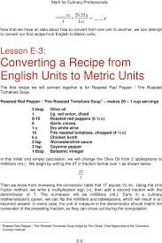 Converting English And Metric Recipes Pdf Free Download