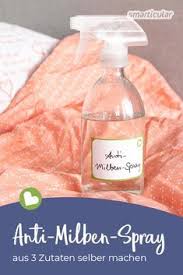 Anti Milben Spray Selber Machen Einfaches Rezept Mit Teebaumol Hausstauballergie Putzmittel Selbstgemacht Selber Machen
