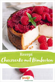 Cheezecake Mit Himbeeren Rezept Simply V Simply V Rezept Rezepte Vegane Sussigkeiten Vegane Kuchenrezepte