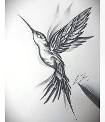 Random Hummingbird Sketch A3 Hummingbird Tattoo Hummingbirdtattoo Sketch Doodle Doodles Darka Hummingbird Sketch Hummingbird Tattoo Pattern Tattoo