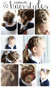 30 simple and easy hairstyles for 4 to 9 year's old girls: 10 Easy Little Girls Hairstyles 5 Minutes Somewhat Simple