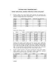 Di video ini, aku akan menjelaskan tentang contoh soal mencari regresi linier dengan metode kuadrat terkecil. Tugas 06 Mhs Doc Latihan Soal Terjawab Bab 6 Untuk Mahasiswa Jawaban Diberikan Untuk Soal Ganjil 1 Berikut Adalah Perkembangan Suku Bunga Bank Course Hero