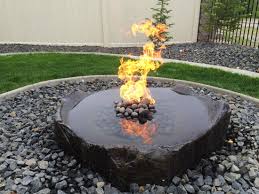 A fire pit for your patio table. Fire Places Pits Burners Gibsons Landscape And Nursery