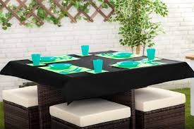 Garden mats are the organic grower's choice for highly effective natural weed control. Outdoor Waterproof Garden Dining Table Cloths Place Mats Coasters Collection Ebay