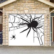 These garage door magnets are a frugal and easy way to spruce it up! Halloween Garage Door Decor Wayfair