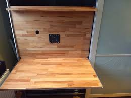 Genius Fold Out Home Office Desk In Pax Wardrobe Ikea Hackers Home Office Desks Home Office Home
