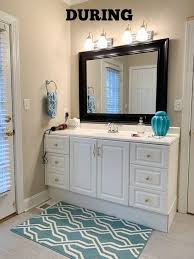 We are having an argument about the bathroom vanity height! Master Bathroom Vanity Makeover And Decor Worthing Court