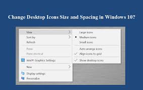 This article explains how to change the size of icons on the desktop and file explorer in windows 10. How To Change Desktop Icons Size And Spacing In Windows 10 Webnots