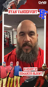 Coach Ryan Vandervort, had the honor of blocking for Coach Blount