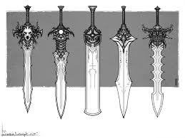 Swords I A Kilmetov On Artstation At Https Www Artstation Com Artwork 5xw0p Sword Design Sword Drawing Weapon Concept Art