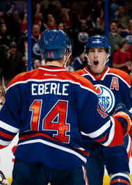 Upea teko ja uskomatonta reagointia eberleltä. Jordan Eberle And Ryan Nugent Hopkins Edmonton Oilers Edmonton Oilers Edmonton Oilers Hockey Oilers