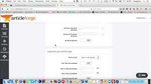 Article Forge Review Automated Content Writer Generator Demo Http Bit Ly Articleforge Writing Software Website Design Tools Website Software