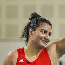 She made her place in the women's 75kg middleweight quarterfinals after defeating algeria's ichrak chaib in round 16. Xqwwvx895vfllm