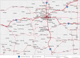 Map Of Colorado Cities Colorado Road Map