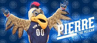 The pelicans compete in the national basketball. Pierre T Pelican New Orleans Pelicans