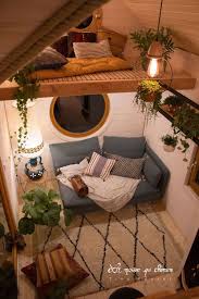 Flore By La Maison Qui Chemine In 2020 Tiny House Interior Interior Design Living Room Tiny House Living