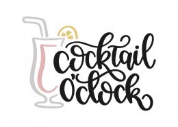 Cocktail O Clock Cocktail Quotes Drinking Quotes Cricut Free