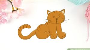 See more ideas about cat drawing, cat art, animal art. How To Draw A Cat Using The Word Cat 5 Steps With Pictures