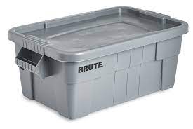 Uline stocks a wide selection of plastic food containers, to go containers and disposable food containers. Brute Totes With Lid Brute 14 Gal Tote With Lid Gray Rubbermaid Commercial Products
