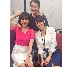 久々の同期3人 そして新人の角谷暁子 かどやあきこ アナも一緒に テレビ東京 福田典子 鷲見玲奈 角谷暁子 アナウンス部 で 久々に顔を合わせると 嬉しくて 写真を撮ってしまいます 美人 アナウンサー 鷲見玲奈 角谷