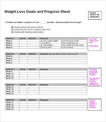 8 weekly weight loss chart template free premium templates