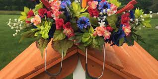 Allysonsflowers.com has been visited by 10k+ users in the past month Metal Gravestone Saddles For Upright Monument Decoration