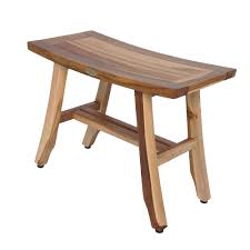 Ecodecors Earthyteak Satori 24 Inch Teak Shower Bench Bed Bath Beyond Teak Shower Bench Teak Shower Wood Shower Bench
