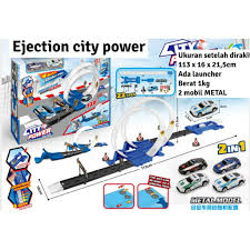 Unfollow power city to stop getting updates on your ebay feed. Ejection City Power 22pcs Racing Track Mainan Mobil Balapan Kode Sedang Shopee Indonesia