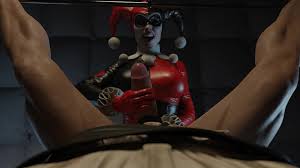 3D Harley Quinn Mounts Strap-On and Shows Femdom to a Kinky Big Cocked Guy