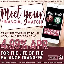 Maybe you would like to learn more about one of these? Eco Credit Union Credit Card Balance Transfer Promotion